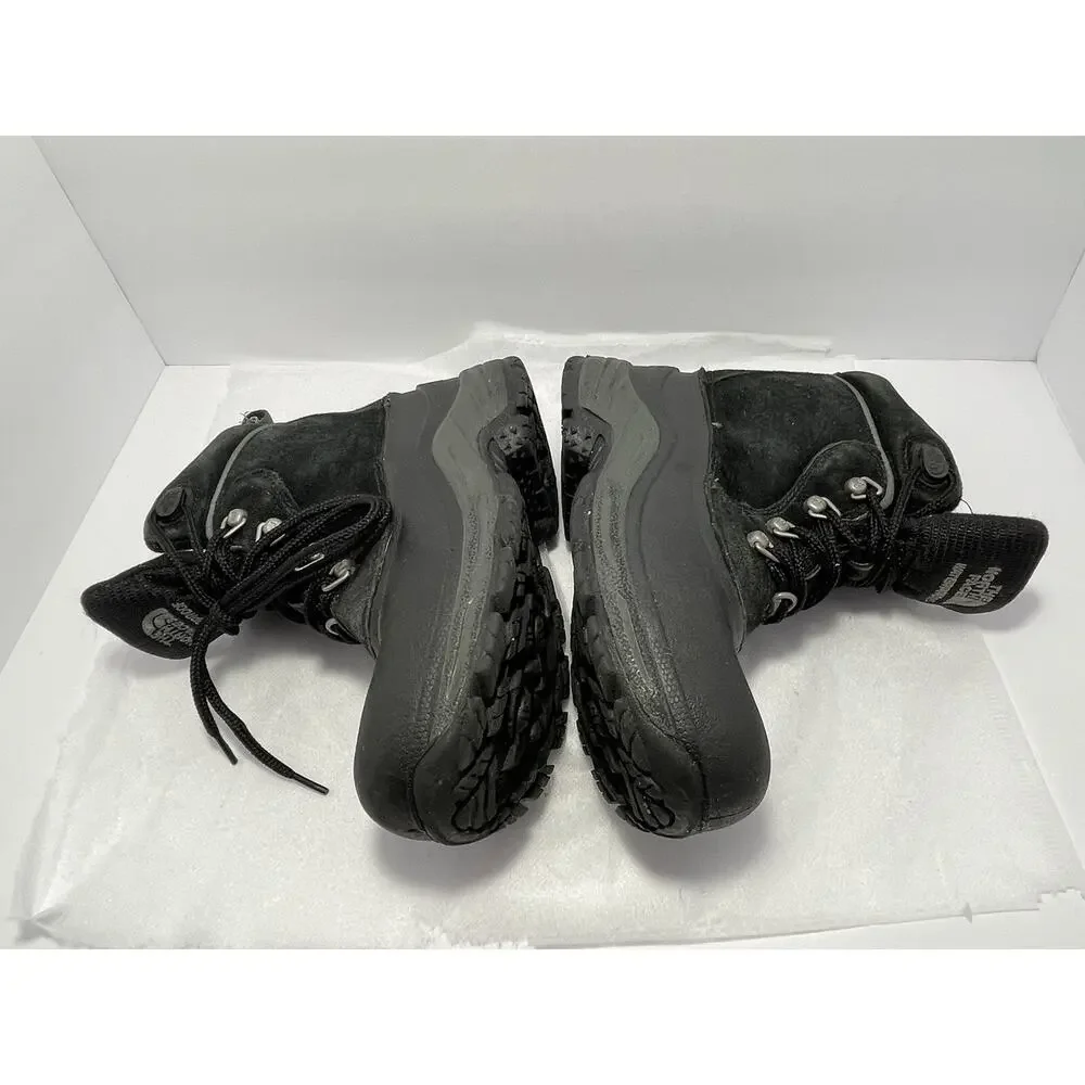 The North Face Snow Boots For Kids Size 1‎ Black Lace Up